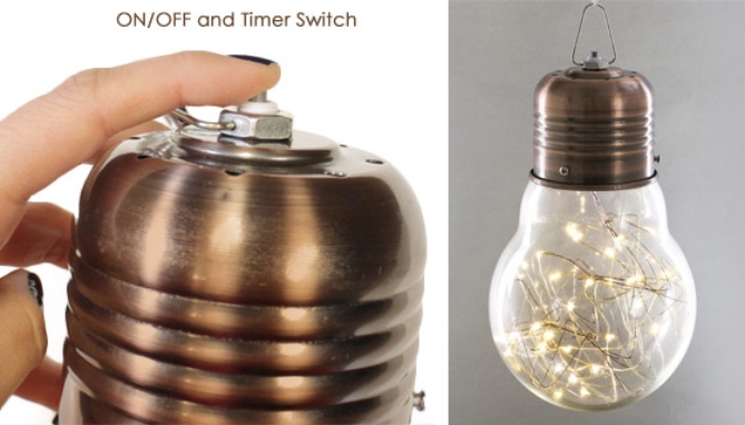 Picture 4 of 10-inch Shimmer Bulb Light - Designed to Enchant and Charm