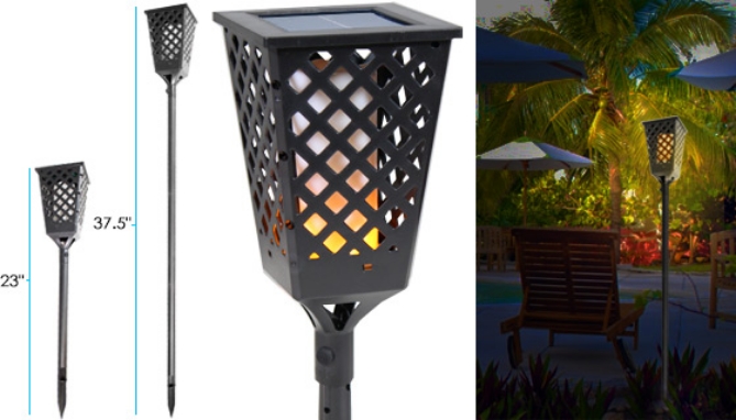 Picture 7 of Dancing Solar Flame Tiki Torch Light