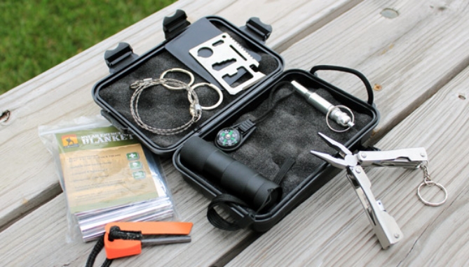 Picture 4 of 9pc SWAT Survival Kit with Waterproof Case
