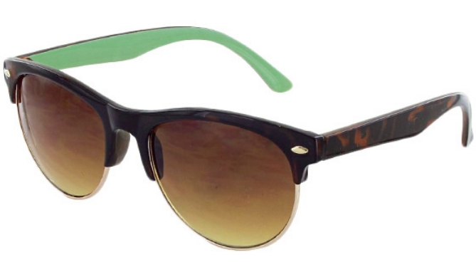 Picture 2 of 2-Pack of Tortoise Colored, Retro Style Sunglasses
