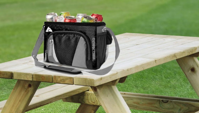Picture 4 of 6-can Soft-sided Insulated Cooler Bag with Expandable Top by Ozark Trail