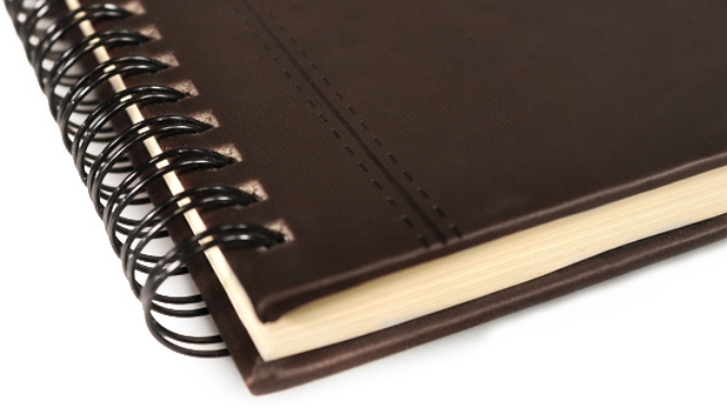 Picture 2 of 4-Pack of Vegan Leather Spiral Journal