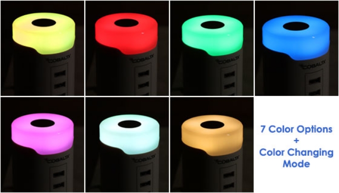 Picture 3 of 6 USB Port Charging Station with Mood Light