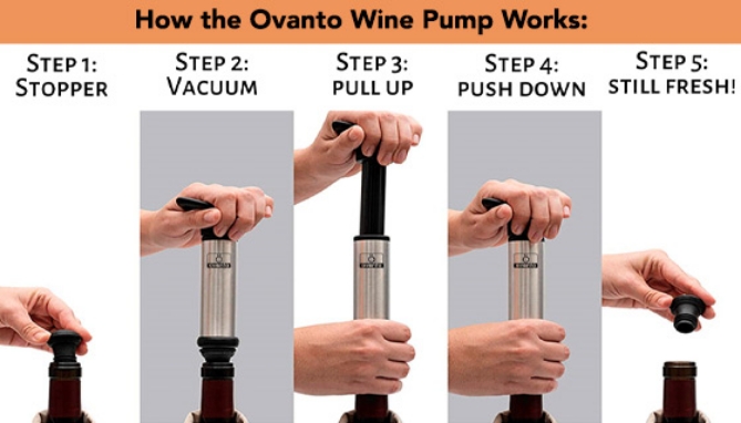 Click to view picture 2 of Wine Vacuum Pump Kit with Aerators