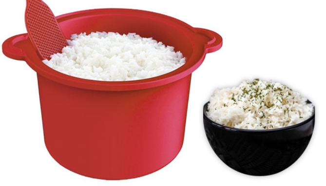 Picture 2 of 4 Piece Microwave Rice Cooker