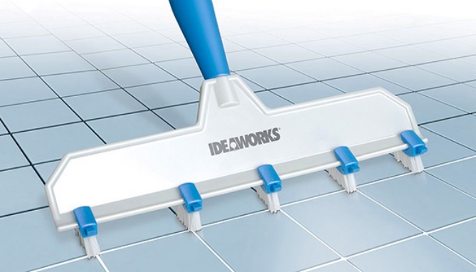 Picture 2 of Adjustable Grout Brush by IdeaWorks
