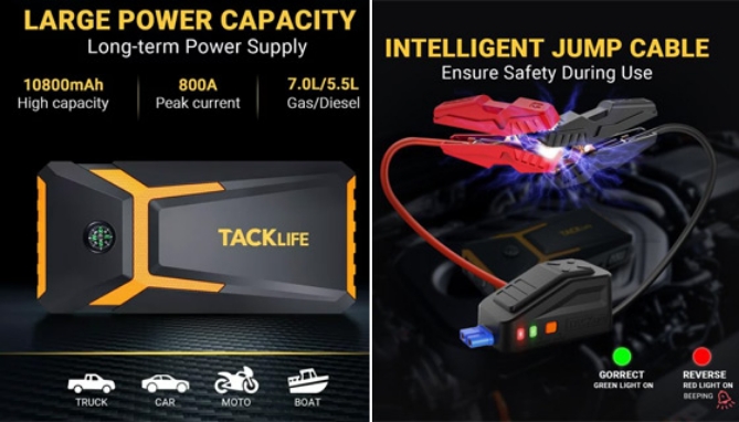 Picture 4 of 12V Compact Auto Jump Starter And Power Pack
