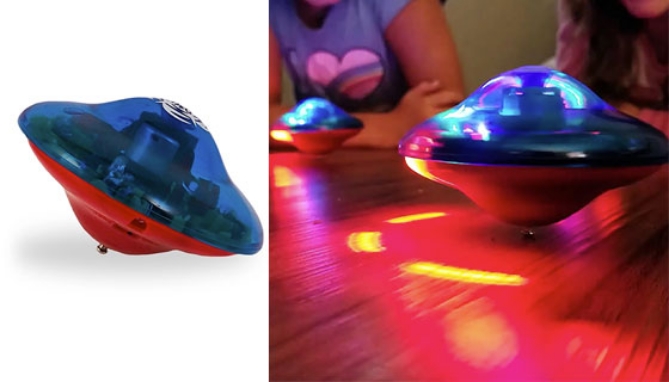 Picture 2 of LED Self-Spinning UFO Toppers 4-Pack