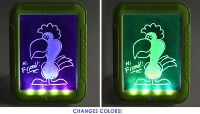 Click to view picture 8 of Light-Up Neon Wonder Drawing Pad