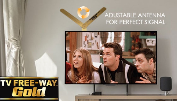 Picture 7 of Amplified HD TV Free Way Gold Antenna