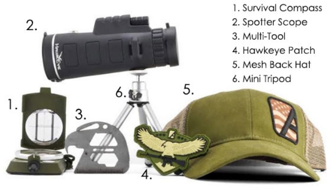 Picture 2 of Hawkeye Outdoor Monocular Kit