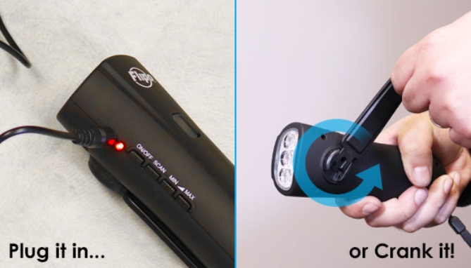 Picture 3 of The BEST Hand-Crank Flashlight With Emergency Radio and Power Bank