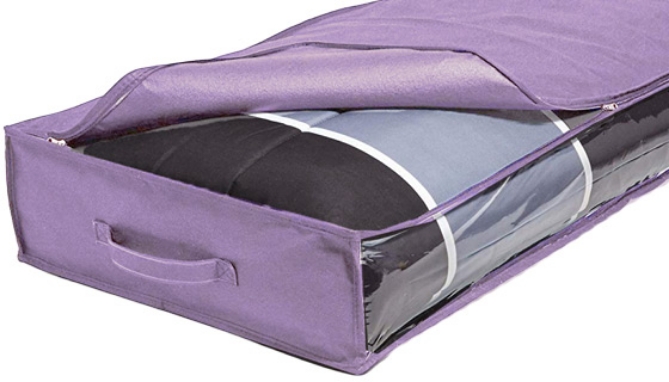 Picture 2 of Large Capacity Under The Bed Zippered Storage Bags