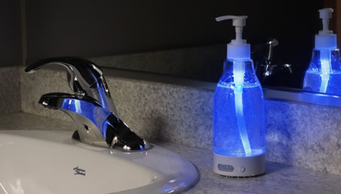 Picture 8 of Motion and Light Activated LED Soap and Sanitizer Dispenser with Night Light