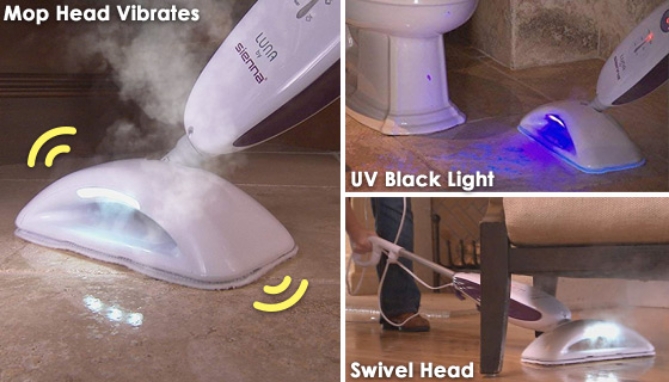 Picture 2 of Steam Mop with Vibration and Blacklight Technology (Refurbished)