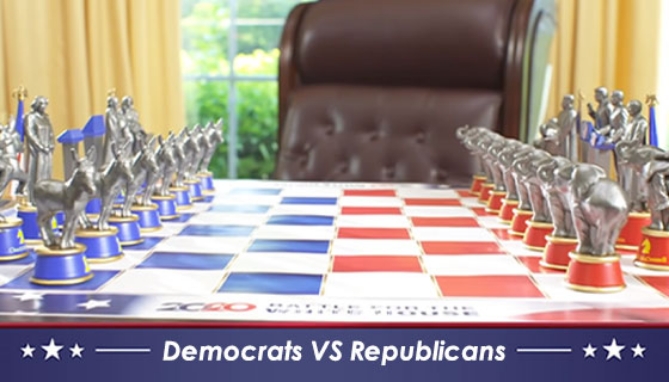 Picture 3 of 2020 Battle for the White House Chess Set