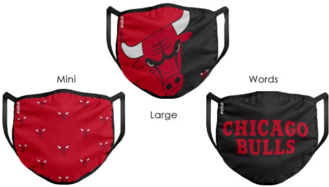 Picture 2 of Chicago Bulls Face Mask
