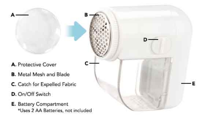 Picture 2 of Portable Fabric Shaver For Clothes, Furniture, And More