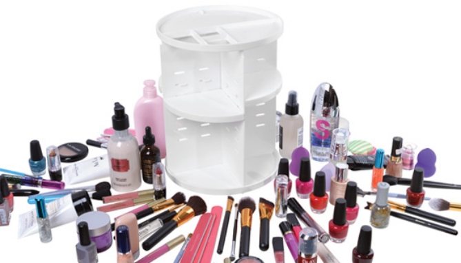 Picture 4 of Adjustable Rotating Cosmetic Organizer