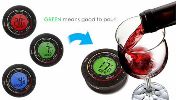 Picture 2 of Kelvin Wireless Wine Thermometer Duo