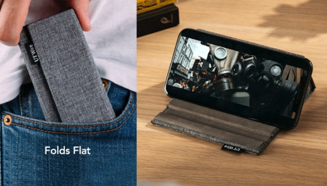 Picture 3 of Pocket 2-In-1 Collapsible Smartphone Stand