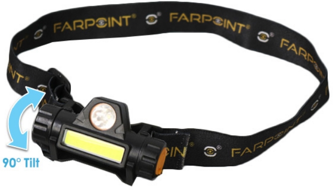 Picture 4 of Farpoint Rechargeable Dual-Beam Headlamps 2pk