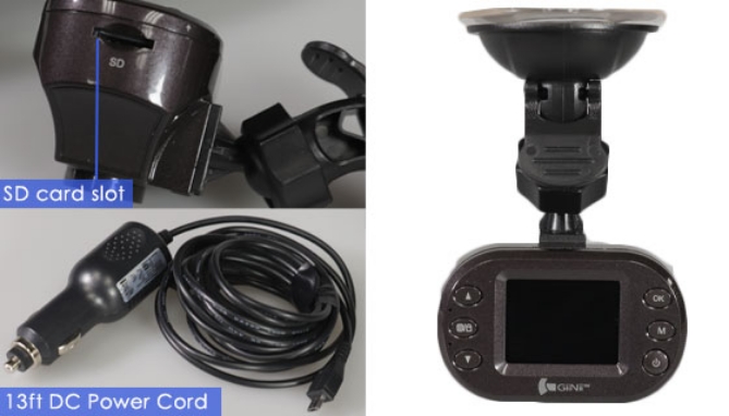 Picture 3 of Refurbished 1080P HD Dash Camera W/ Continuous Recording (Dented Packaging)