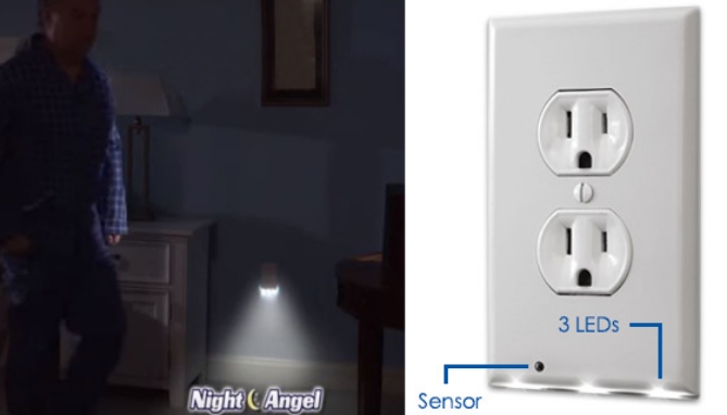 Picture 4 of Night Angel Wall-Outlet Night Light 3pk