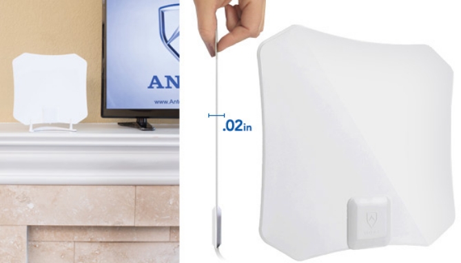 Picture 7 of Paper-Thin Indoor TV Antenna: Omni-Directional 30 Mile Range