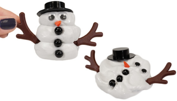 Picture 3 of Melting Putty Snowman Kit