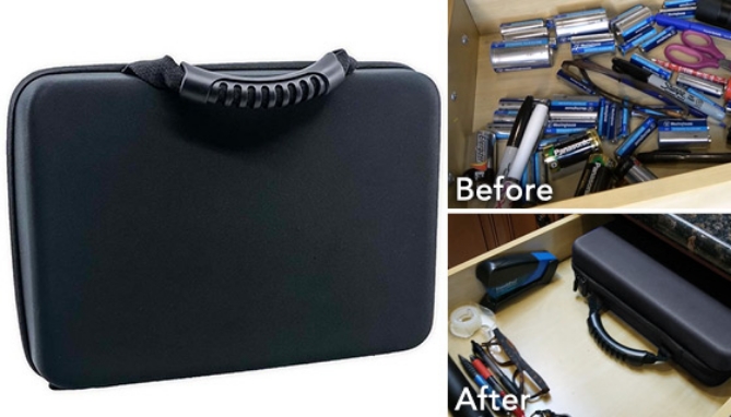 Picture 6 of Deluxe Zippered Battery Storage Case with Free Universal Tester