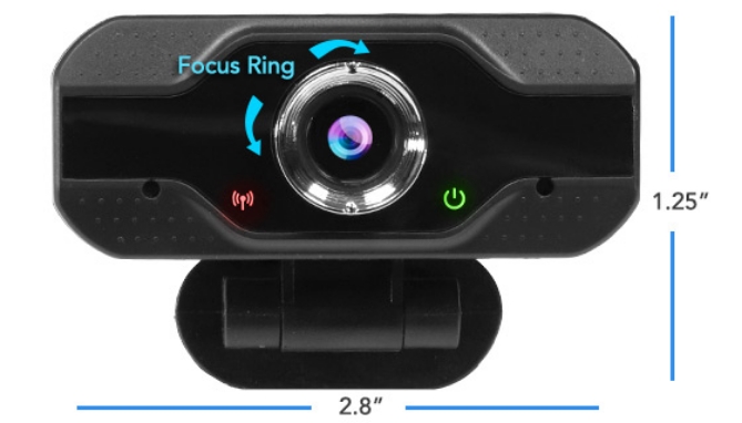 Picture 3 of Full HD 1080p Webcam with Manual Focus Ring