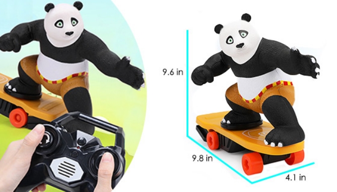 Picture 3 of Remote Control Skate Panda