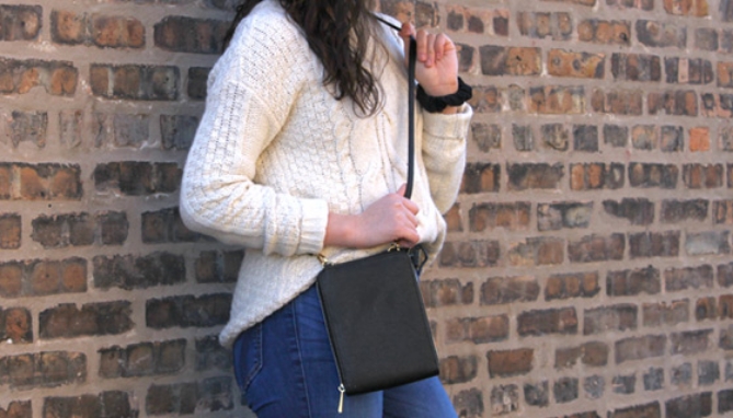 Picture 4 of Black Crossbody Purse by Urban Energy
