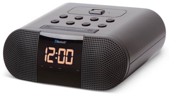 Picture 3 of Bluetooth Alarm Clock Radio with USB Charging Port