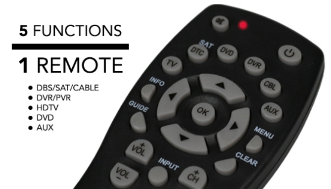 Click to view picture 3 of 5-in-1 Universal Remote Control