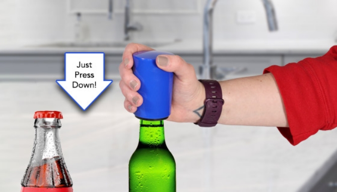 Click to view picture 4 of Push Down and Pop Off Bottle Opener