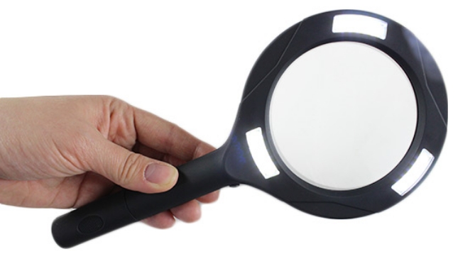 Picture 2 of Powerful 3x Magnifying Glass w/ Advanced COB Lighting