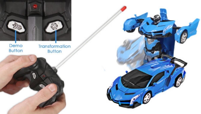 Picture 4 of The AutoMotion Transformer Remote RC Car
