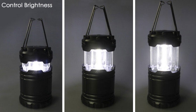 Picture 4 of 3PK Large & Mini Collapsible Lanterns