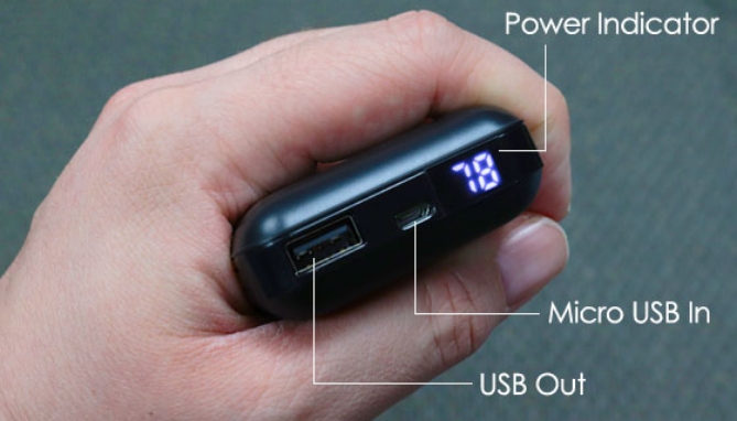 Picture 3 of 10000mAh Power Bank with Digital LED Display