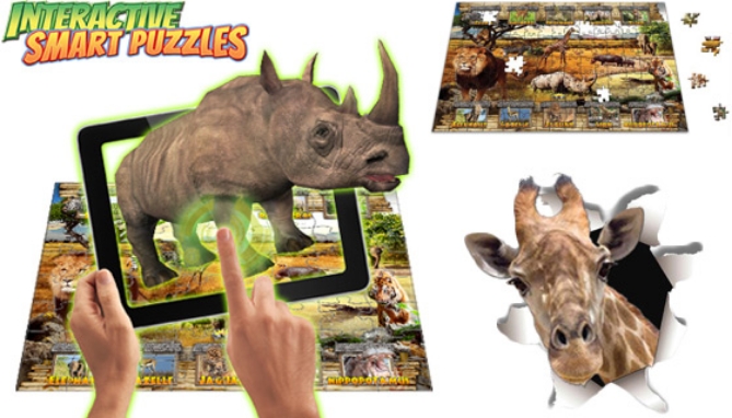 Picture 4 of 150pc Interactive Smart Puzzles with Augmented Reality App