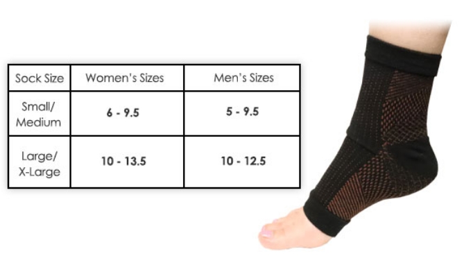 Picture 3 of Hemp Fiber Anti Fatigue Foot Compression Sleeves With 7 Zones Of Comfort