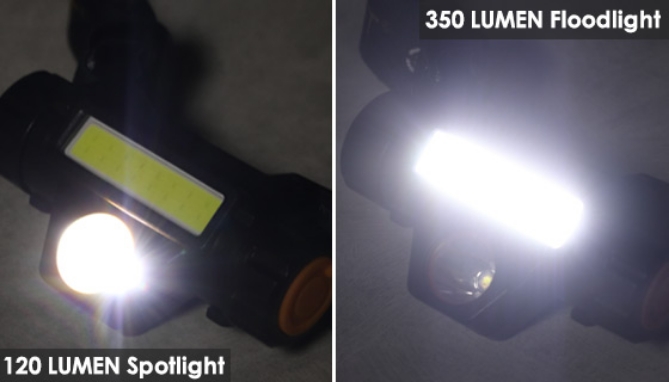Click to view picture 6 of Farpoint Rechargeable Dual-Beam Headlamps 2pk