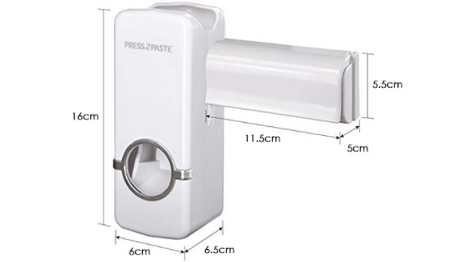 Picture 9 of Press2Paste and Toothbrush Holder - VALUE 2-Pack