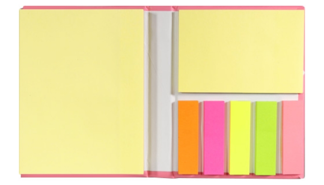 Picture 4 of Pink Sticky Note Notebook