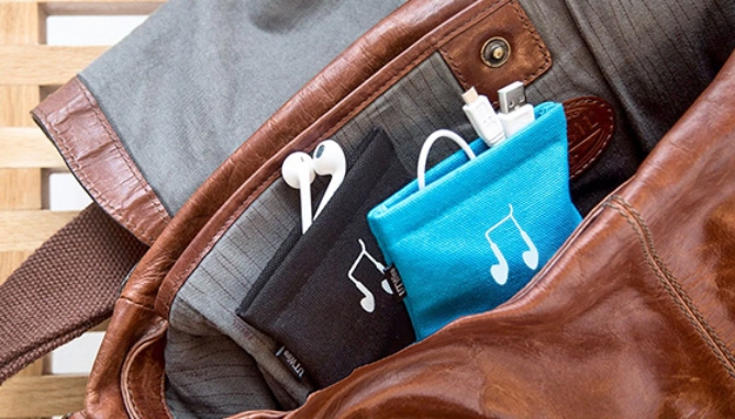 Picture 5 of Pocket for Earphones: Small Durable Canvas Storage Pouch