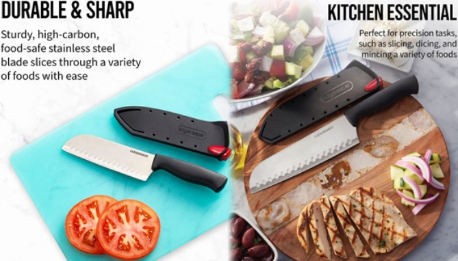 Picture 5 of Farberware Edgekeeper Santoku Kitchen Knife with Built-in Sharpener