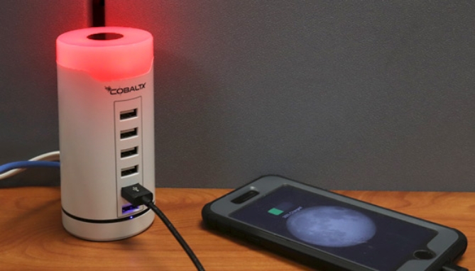 Picture 5 of 6 USB Port Charging Station with Mood Light