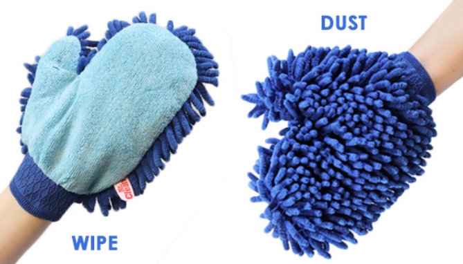 Picture 4 of Mr. Clean Microfiber Dusting and Cleaning Mitt